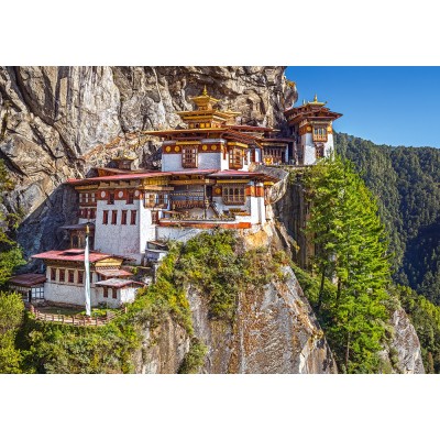 ΠΑΖΛ 500 ΚΟΜΜΑΤΙΑ VIEW OF PARO TAKTSANG, BHUTAN