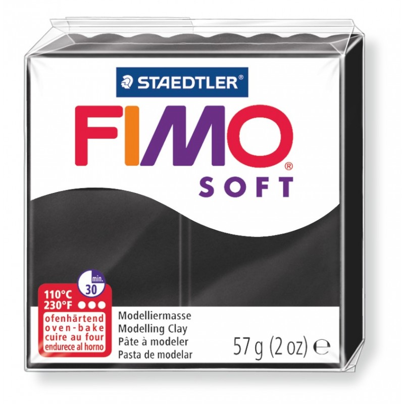 STAEDTLER FIMO SOFT 8020 BLACK(9) ΠΗΛΟΣ