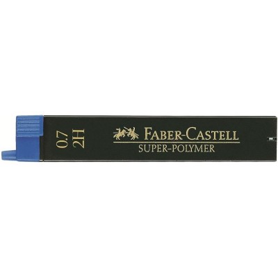 Faber-Castell 12 Μύτες Μολυβιού Super Polymer Πάχους 0.7mm Τύπου 2H