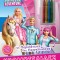 Barbie-Χρωμοσελίδες + 4 Κηρομπογιές-Οι Περιπέτειες της Πριγκίπισσας