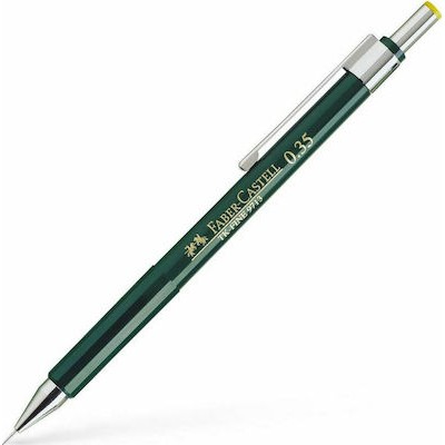 Faber-Castell TK-Fine 9713 Μηχανικό Μολύβι 0.35mm σε Πράσινο Χρώμα