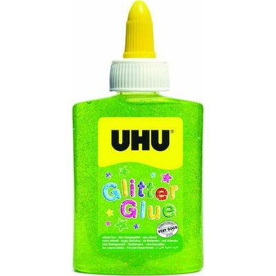 UHU Glitter Glue Χρυσόκολλα 90ml Πράσινη