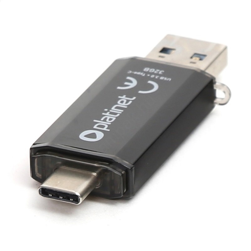 USB STICK 3.2 TYPE C (ΥΠΟΔΟΧΗ ΔΙΠΛΗΣ ΟΨΗΣ) 32GB ΜΑΥΡΟ PLATINET ΕΙΔΗ ΤΕΧΝΟΛΟΓΙΑΣ - GADGETS
