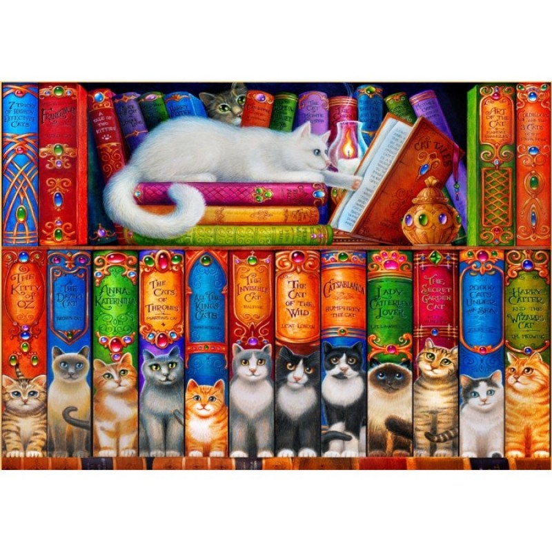 Cat Bookshelf 1000 ΚΟΜΜΑΤΙΑ