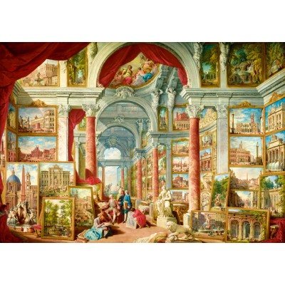 Picture Gallery with Vies of Modern Rome ,1757