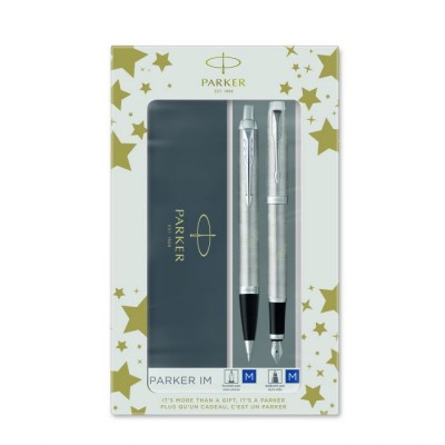 ΣΕΤ Parker Duo Essential Steel Πένα και στυλό